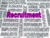 3d image about recruitment concept